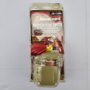 AquaGuard Magnetic Float Switch with Red Cord